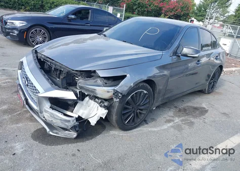 2021 Infiniti Q50 Luxe Awd из США, поврежденный, VIN JN1EV7BR0MM752388